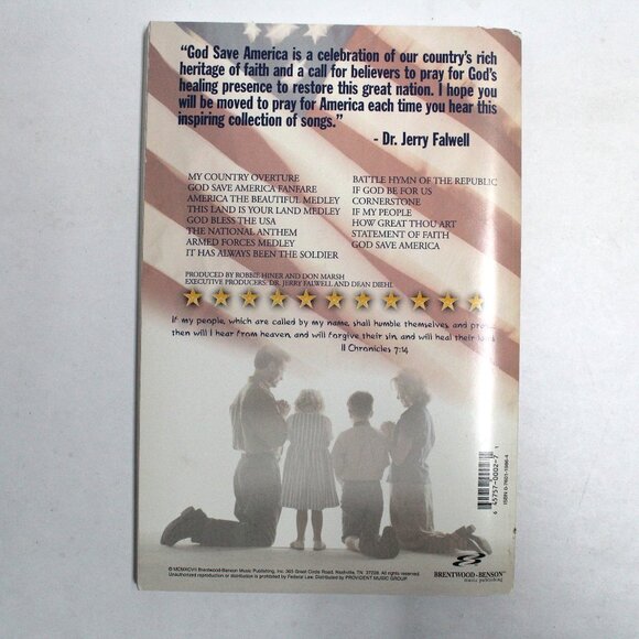 Dr. Jerry Falwell Presents God Save America The Musical Plus Cassette Tape - Picture 3 of 15